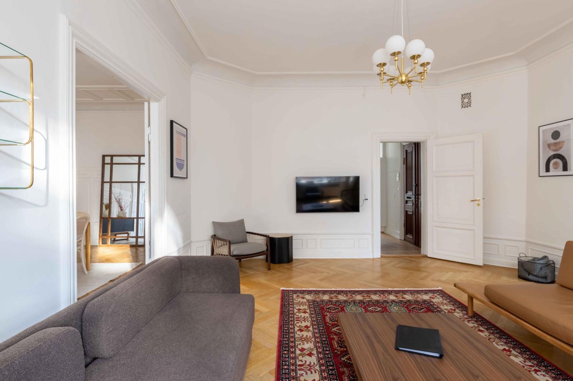 Lovely 3Br Manor Apartment 5 Min From Tivoli Gardens 哥本哈根 外观 照片