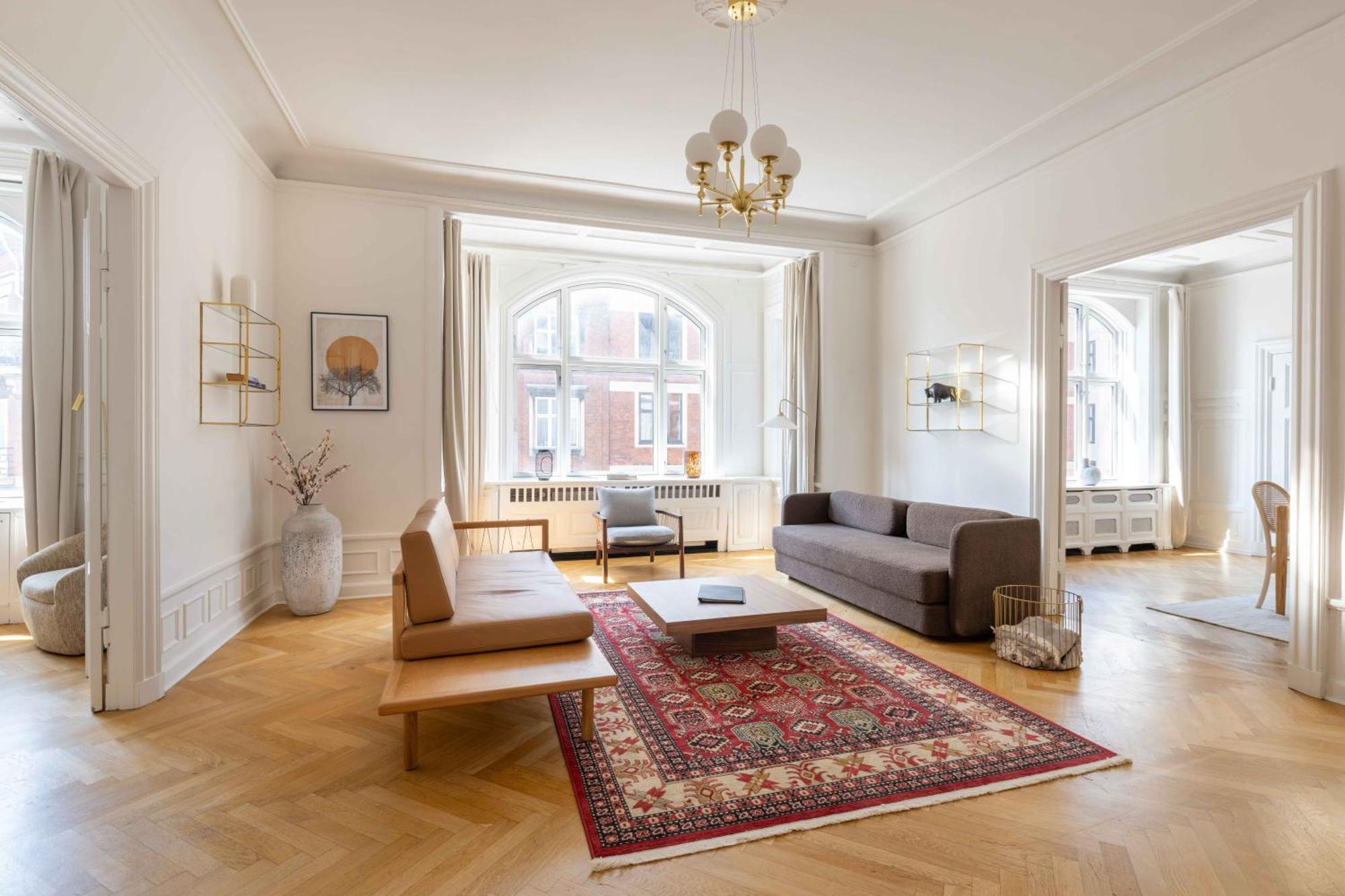Lovely 3Br Manor Apartment 5 Min From Tivoli Gardens 哥本哈根 外观 照片