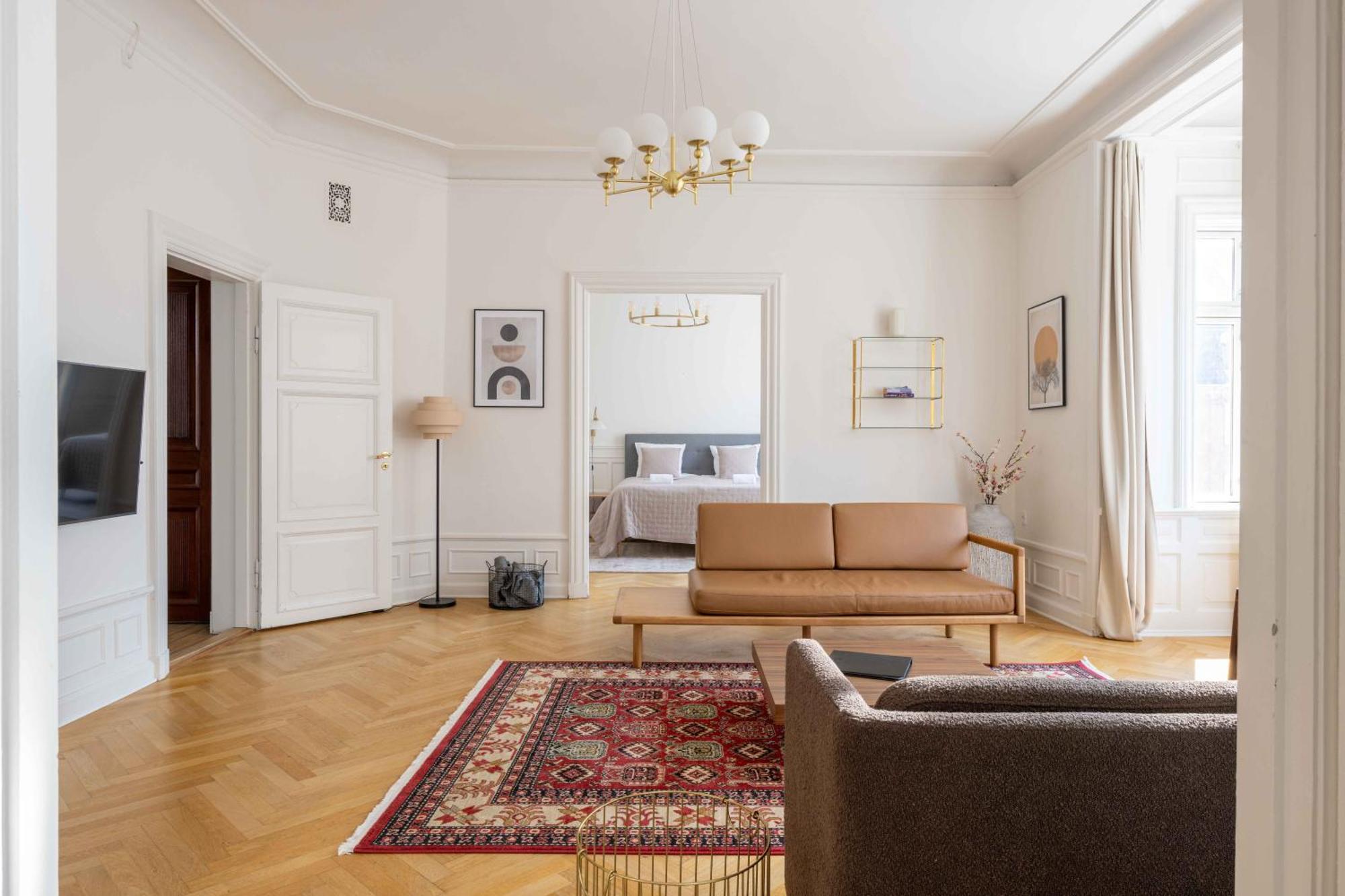Lovely 3Br Manor Apartment 5 Min From Tivoli Gardens 哥本哈根 外观 照片