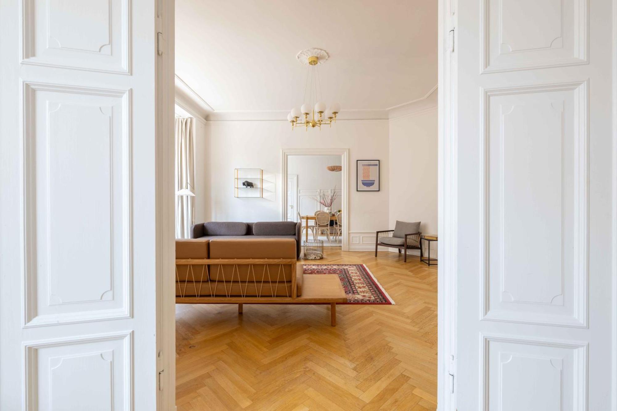 Lovely 3Br Manor Apartment 5 Min From Tivoli Gardens 哥本哈根 外观 照片